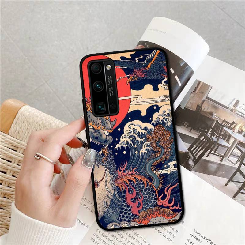 Чехол для телефона в японском стиле Art Japan для Huawei Honor V30 30 9X 7A Pro View 20 10 9 Lite 10I 8C 8X 5A Play Cover