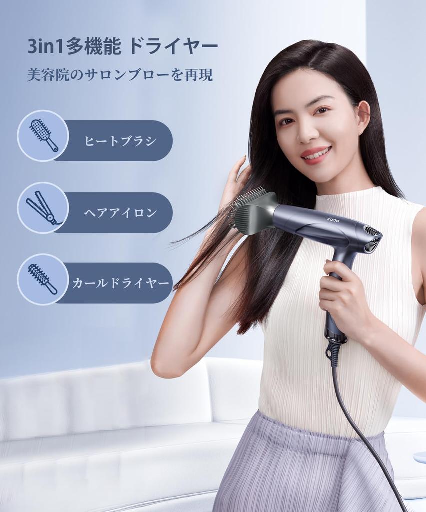 llano Curling Large Air Salon Includes Blow Volume Quick Neutralizing Ion Circulating High Speed For Home Travel PSE Certified Dryer, Volume, Grade,