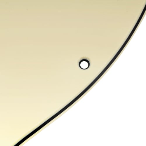 Musiclily Pro 11-Hole Full-Face Guitar Large Pickguard for EPI SG Standard Electric Guitars (Made In China) - 3-Piece Cream