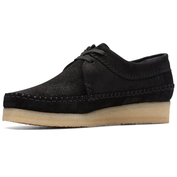 Clarks Оригинальные двухслойные кожаные винтажные модные удобные низкие повседневные кроссовки для женщин Черные 261732554