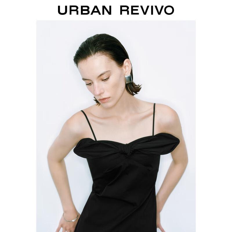 UR Women's Pleated Twisted Strap Mini Dress