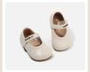 Spring 2026 Girl's First Steps Soft Sole Leather Shoes, Korean Style Fashion Princess Shoes.