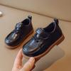 Новая корейская версия, детская кожаная обувь, модная детская обувь для малышей, мягкие однотонные туфли для мальчиков, однотонная повседневная обувь