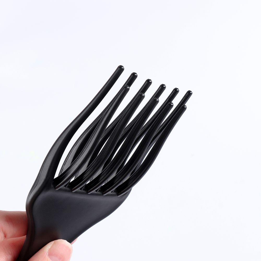 Curly Hair Anti-static Salon Styling Tool Hair Fork Brush Wide Tooth Comb Afro Hair Pick Comb