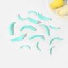 BLACKWINGS 7 Pairs Eyelash Perm Silicone Pads Blue, Curling Pads for Lash Lift,   with Size Guide Chart, Hypoallergenic Reusable Accessories