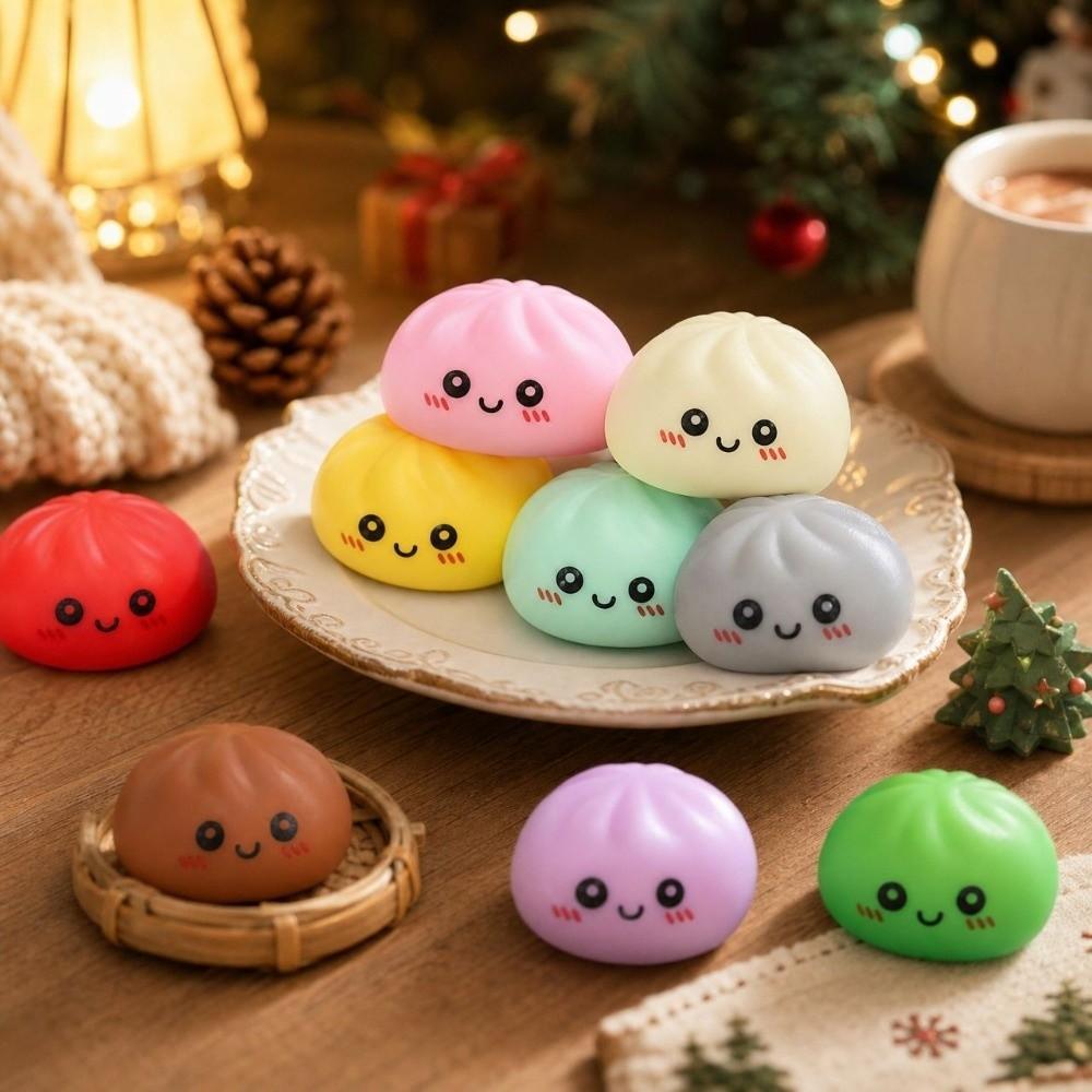 Soft Bun Slow Rebound Toy Quick Rebound Dumplings Squeezes Toy Dumplings Squishy Toy  Surprise Gift