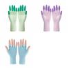 3Pairs/Set Thickened Dishwashing Gloves Oil Resistant Cleaning Gloves Laundry Gloves  Car Washing