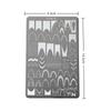Nail Stamping Plate 1Pc Durable Stainless Steel Multi Design Nail Printing Tool for Manicure Lovers Home Use