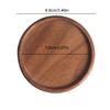 8,8 см круглый деревянный коврик под кофейную чашку, подставка под чайную чашку, подставки под приборы из цельного орехового дерева, прочная термостойкая подставка под чашку, подставки под приборы