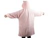 Monster Hooded Blanket Pink (30)