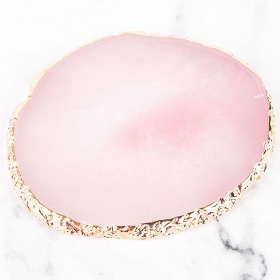 Yousheng Resin Nail Art Palette Safe Stylish Eco-friendly Portable Nail Mixing Tray for Easy Gel Color Display