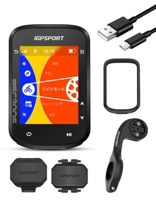 Комплект велокомпьютера iGPSPORT BSC200S Цветной дисплей велокомпьютера Навигация для велосипеда Функция непрерывной езды Обнаружение движения Навигация одним касанием