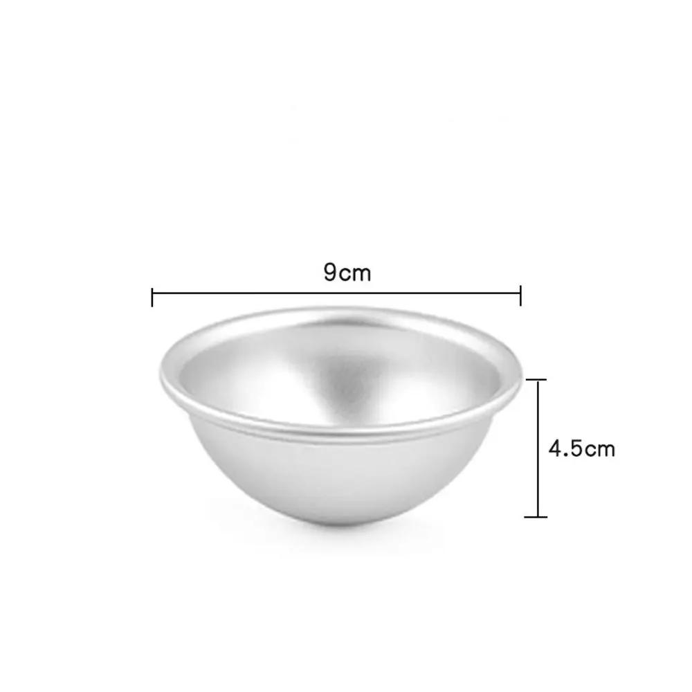 Kitchen Tool Daifuku Dessert Mold Pan Tin Baking Snowball 3D Aluminum Ball Mochi Mold Cake Pastry Mould