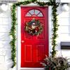 Черный Санта Клаус Деревянный Рождественский Знак - Navidad Круглый Знак для Двора Двери Настенный Декор - Идеальное Рождественское Украшение