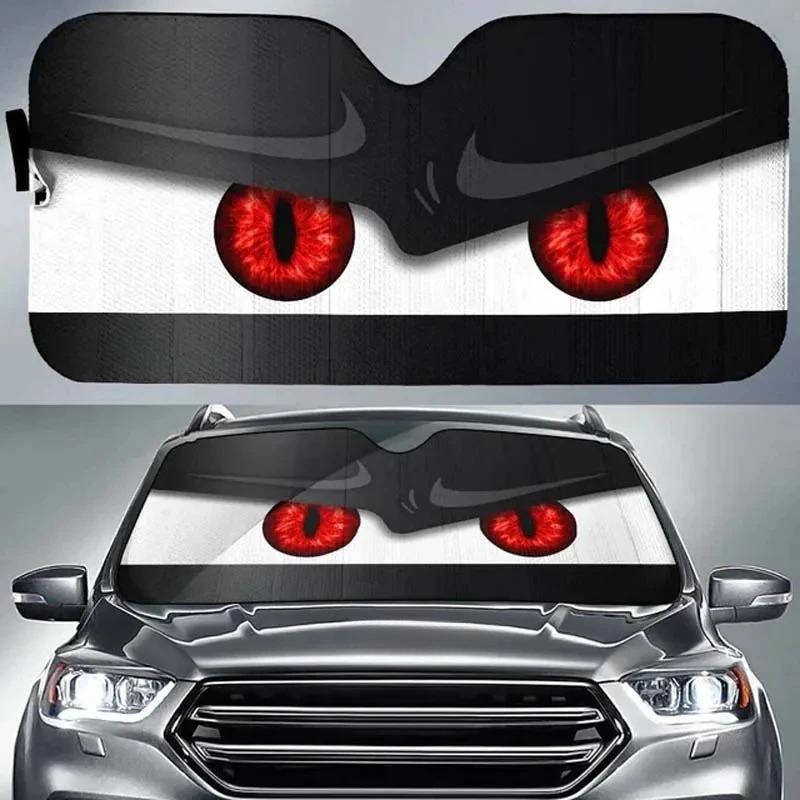 Cartoon Big Eyes Car Sunsha Car Windshield Automotive Accessories Car Protection Window Sunsha Screen DecorationWindshield Sunshades 1