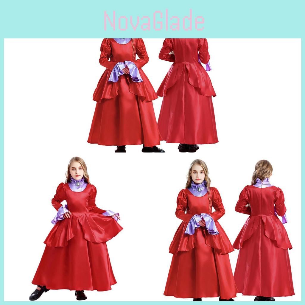 Disney Girls Costume Dress With Spandex For Stage Performance