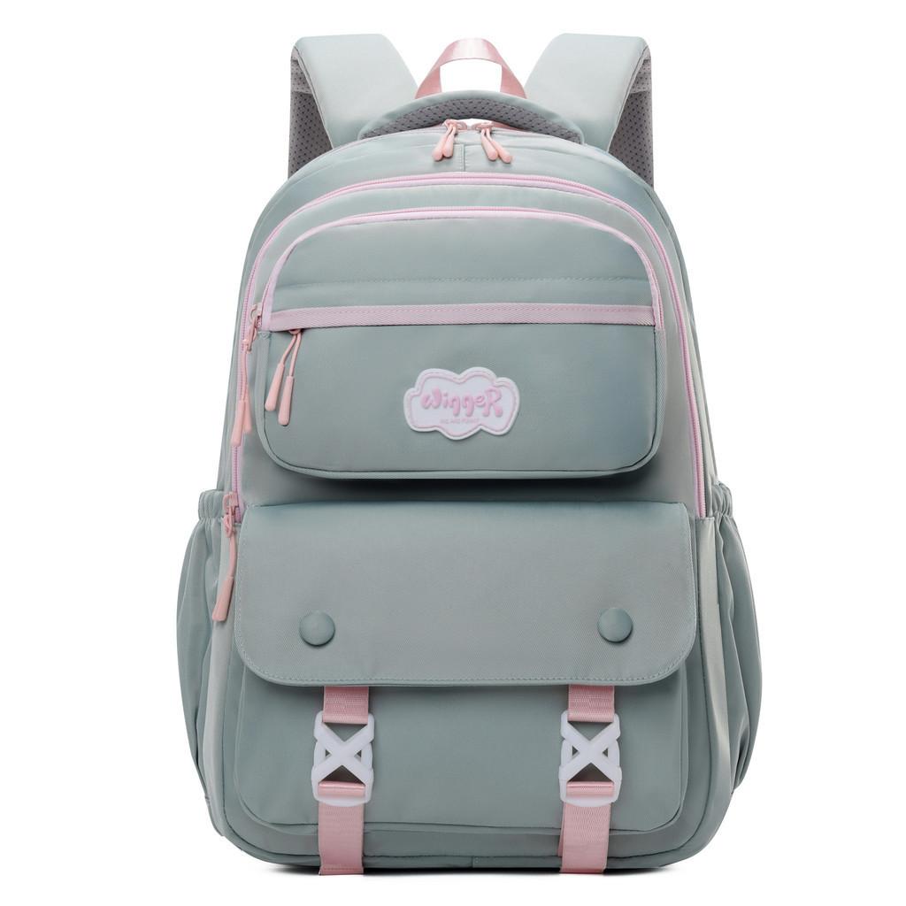 Fashionable Unisex Lightweight School Backpack With Ergonomic Shoulder Straps In Multiple Colors