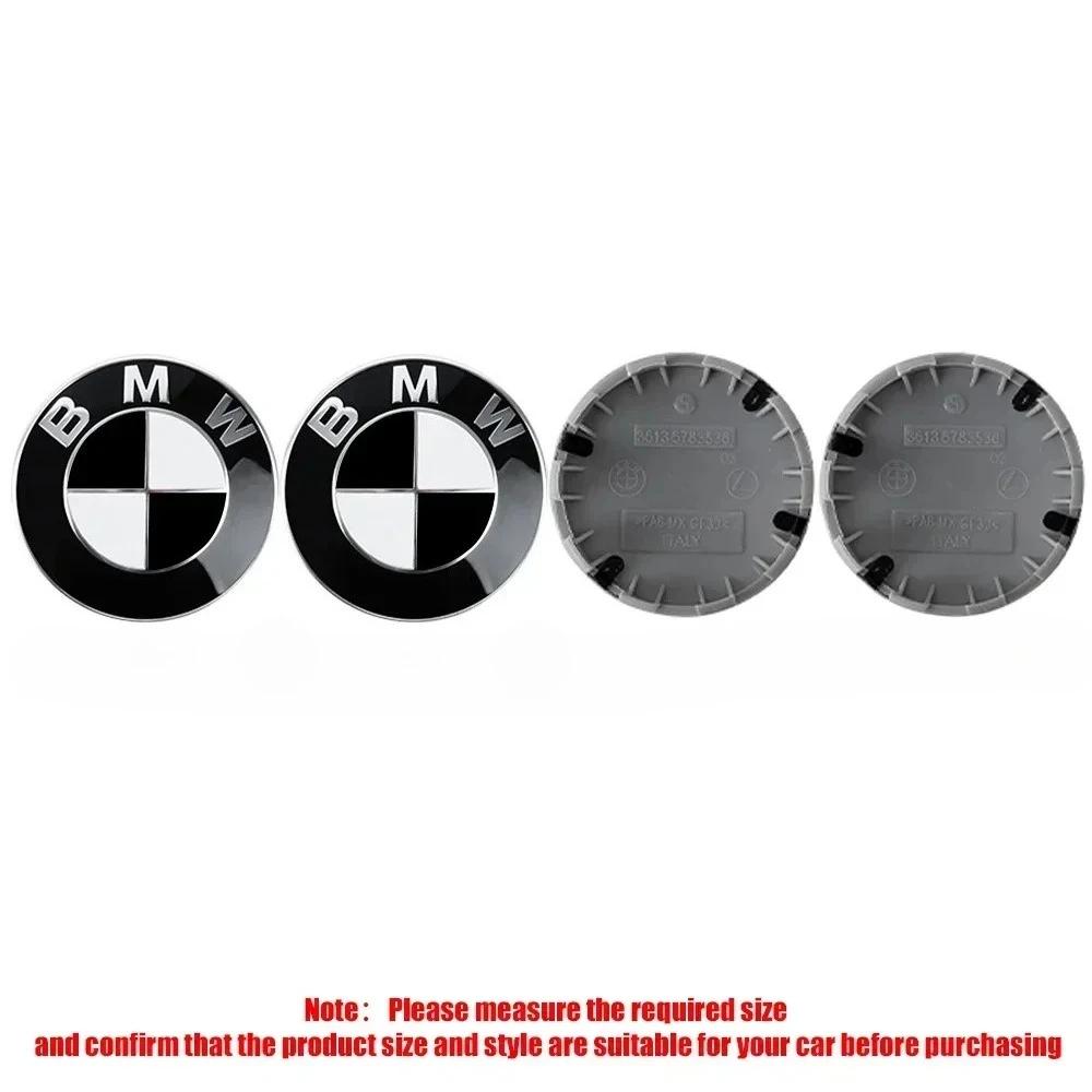 4pcs 56mm 68mm automobile tire center cover logo is suitable for BMW M1 X3E83 E71 G82 E30 G05 F18 X3G01 F13 E89 X5E53 F15 E63