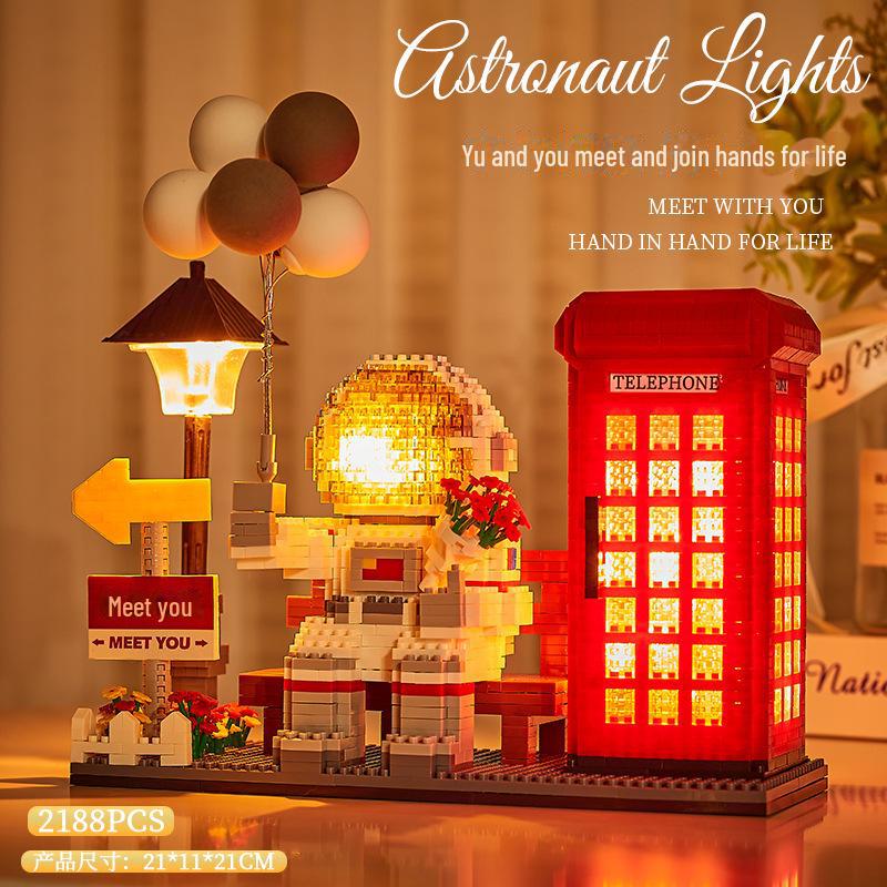 Совместимые блоки для микросверления серии Astronaut: Идеальные подарки на дни рождения, День святого Валентина и выпускной как для мужчин, так и для женщин.