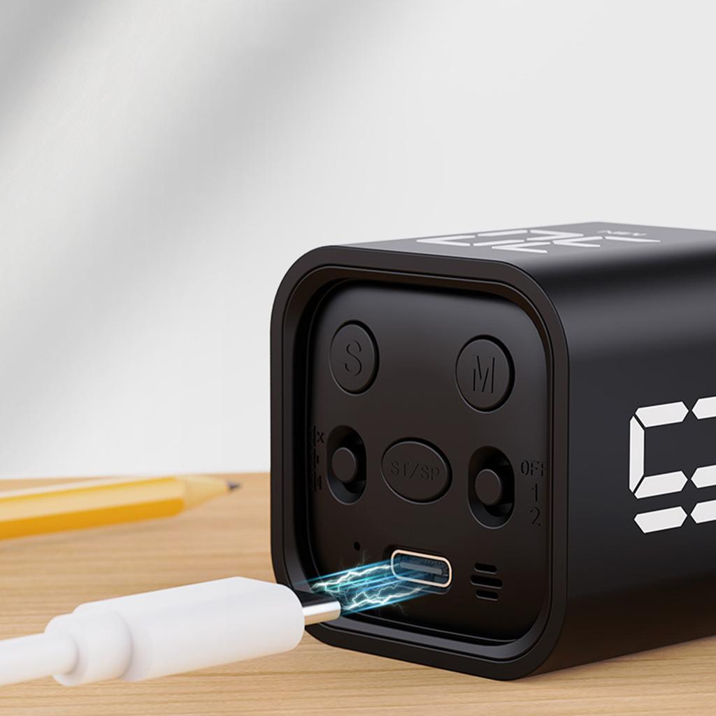 Таймер для обучения Кухонный таймер обратного отсчета Цифровой будильник Ручное управление временем