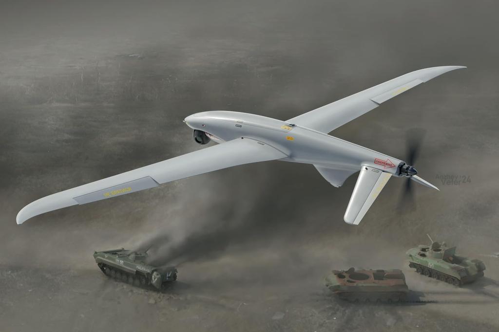 Micromil Украина Ukurspec Systems Shark Yuas Беспилотный летательный аппарат Пластиковая модель 1/16 MKR16-001