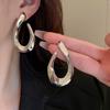 Exaggerated Metal Irregular Geometric Large Earrings for Women Europe And America Personality Party Retro Jewelry Gifts