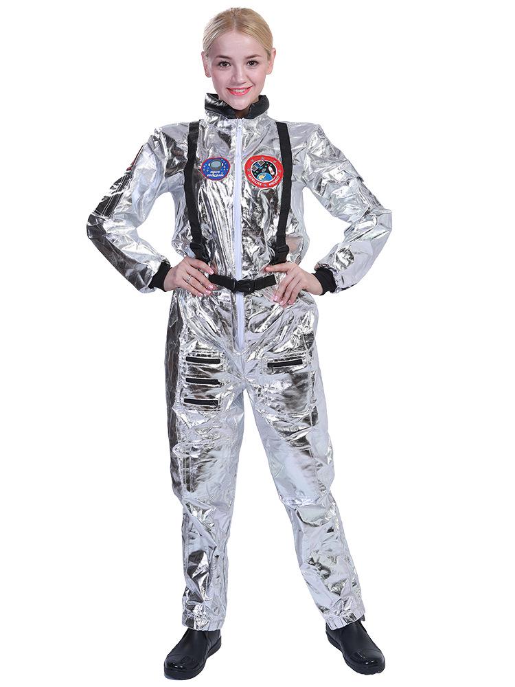 Astronaut Pilot Halloween Costume: Spacesuit Role-Playing Outfit for Kids and Adults