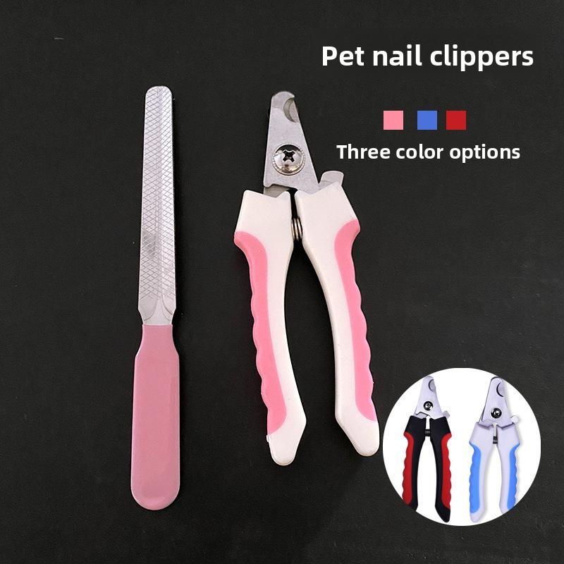 Pet Nail Clippers Set for Large Dogs Cats Professional Pet Grooming Nail Trimmer Scissors Kit