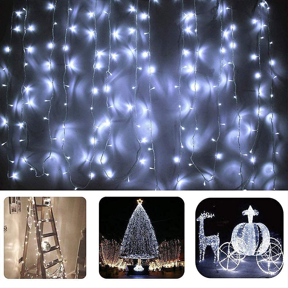 Candy88 LED String Lights, Outdoor, Waterproof, 500 Bulbs, 100m, 8 Light Patterns, Memory Function, Interior Lights, String Lights, Christmas