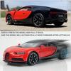 1:32 Scale Bugatti Chiron Diecast Car Model Toy, Zinc Alloy Pull Back Vehicle with Lights And Music for Kids Boyfriend Young People Gift Collection
