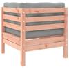 5 Piece Garden Sofa Set with Cushions Solid Douglas Fir Wood