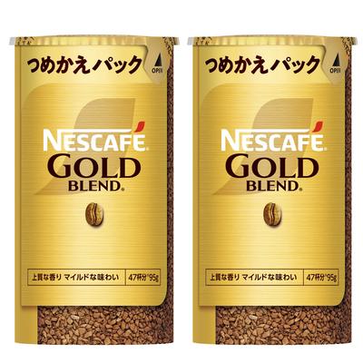 Растворимый кофе Nescafe Gold Blend в экономичной упаковке для системы (95 г x 2 упаковки) [95 порций] [Заправка]