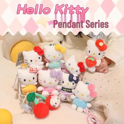 Плюшевый брелок Hello Kitty – Милый котёнок, подвеска на школьный рюкзак