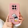 For OPPO Realme 12X 5G Phone Cases Cartoon Liquid Silicone Full Coverage Anti Drop Shell For Realme12 X Back Covers Bumper Funda