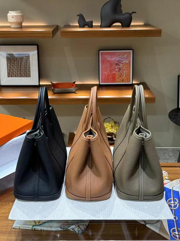 Садовая сумка-тоут из коровьей кожи 30 см - Универсальная ручная и наплечная сумка-мессенджер 2024