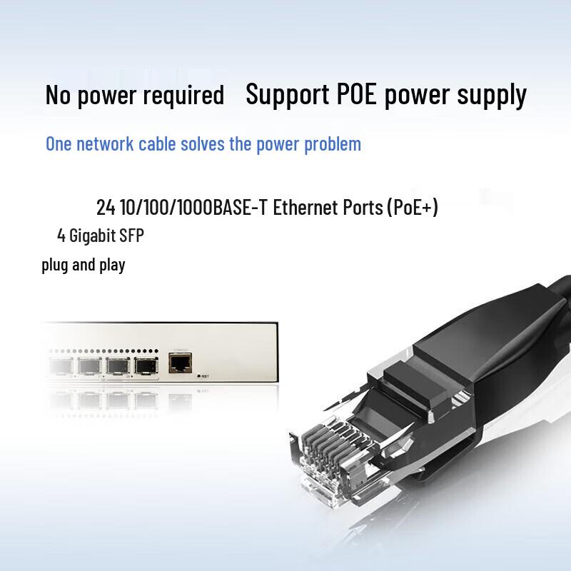 HUAWEI S5735S-L24P4S-A2 Enterprise 24-Port Gigabit Layer 3 Managed PoE Switch