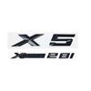 ABS 3d New Style XDrive Alphanumeric Trunk Emblem Sticker for BMW X5 - 28i 30i 35i 40i 48i 50i 30d All-Wheel Drive Badge yi2