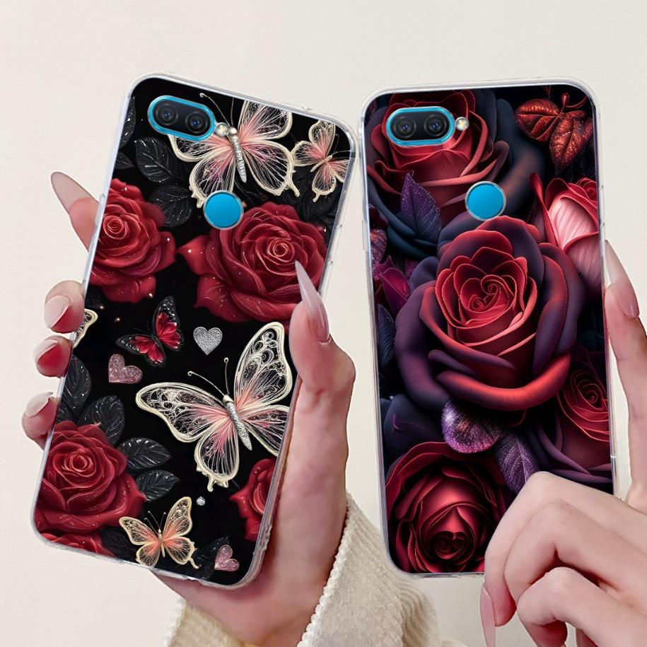 For OPPO A12 A5s AX5s Case New Fashion Butterfly Soft Slim Silicone Phone Back Cover For OPPO A7 AX7 A7N Funda OPPOA5s A 12 Capa