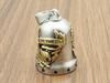 Hanging Bike Bells Men Jewelry Necklace KeychainTiny Bells for Crafts Blank Stainless for Motorcycles Bell Decorations
