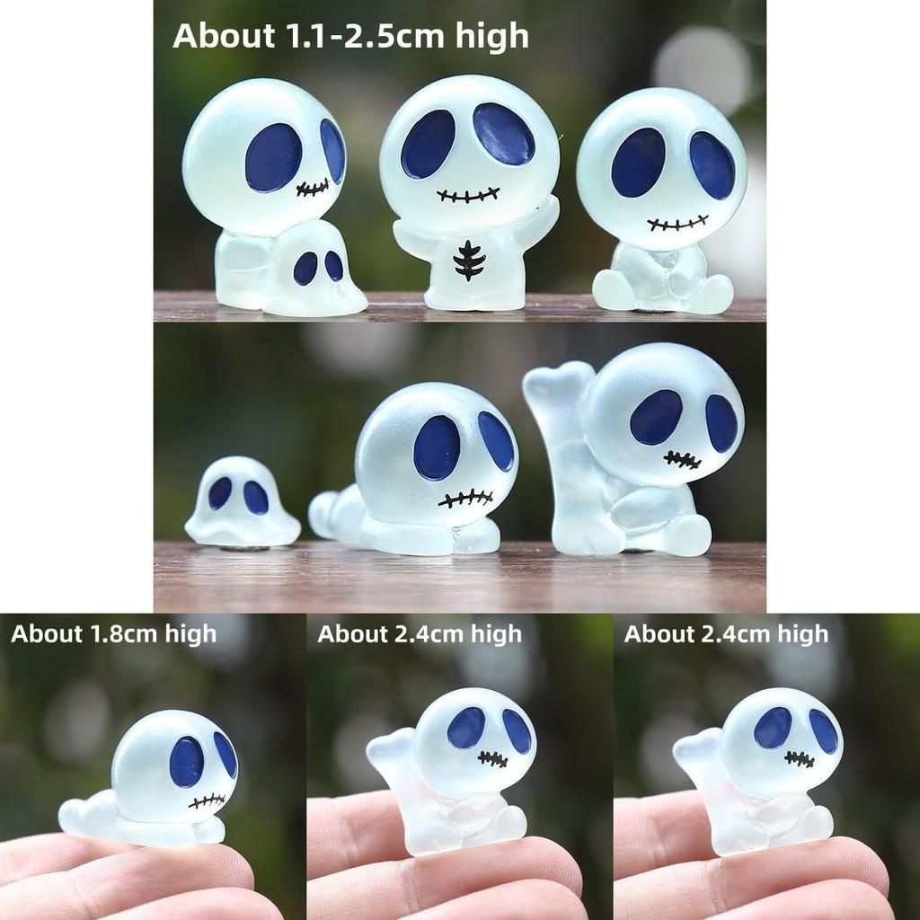 Resin Ghost Miniature Toy With Scene Design For Diy Decoration And Creative Play Activities
