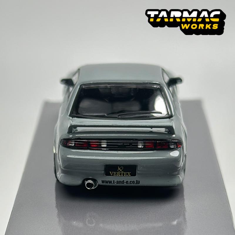 Гудронированные работы 1:64 TW VERTEX Silvia S14 Серый Chase литой модельный автомобиль