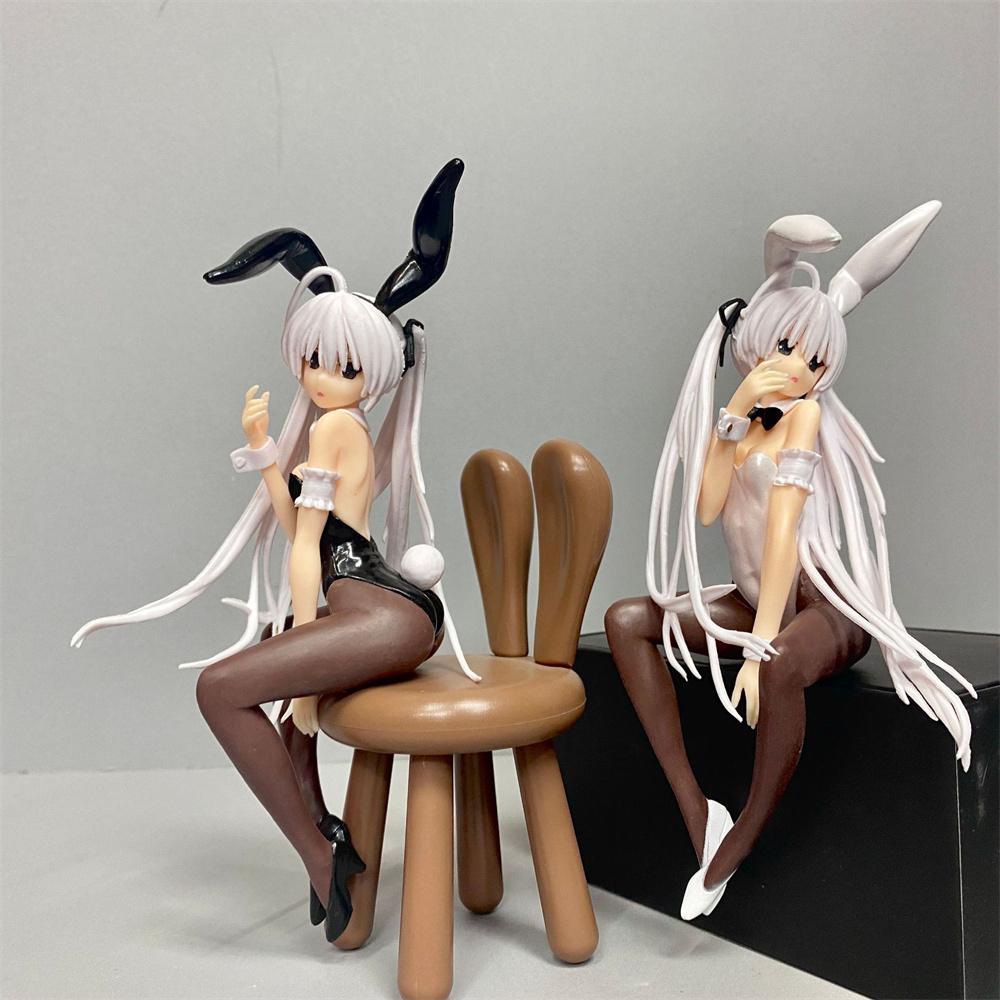 Новая 14см Фигурка Аниме Yosuga no Sora Касугано Сора Сексуальная Девушка-Кролик Модель Декор Корпуса Компьютера Украшения для Автомобиля Игрушка есть коробка