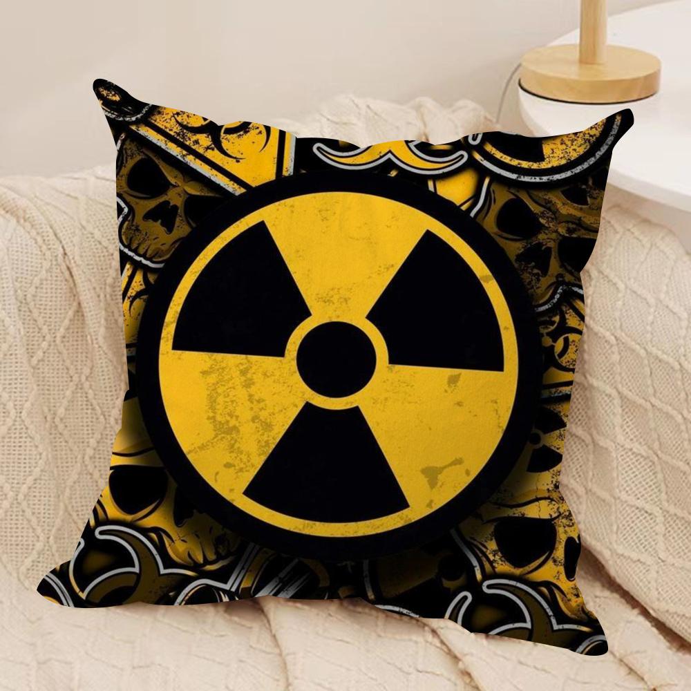 SStalker Game Cushion Cover Silky Short Plush DoubleSided Printed Pillow Case for Sofa All Seasons Home Decor Gift
