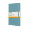 Moleskine Notebook Classic Notebook Soft Cover Ruled Large Size Grid Leaf Blue QP616B35