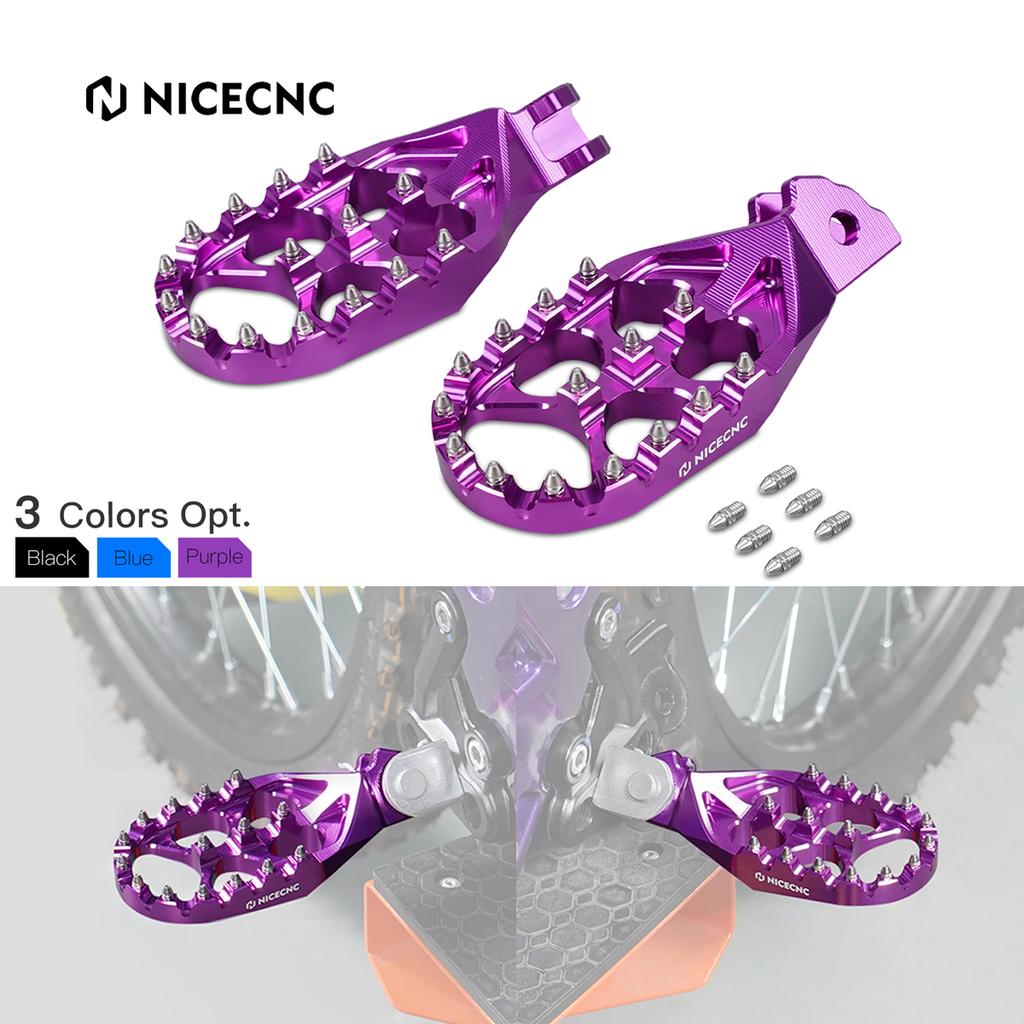 NICECNC For Surron Light Bee X S L1E For Segway X160 X260 Enlarged Foot Pegs Footrest For Sur-ron light bee X Electric Dirt Bike