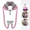 Neck Pillow Phone Holder U Shaped Pillow with Lazy Phone Bracket for Travel Office Light Pink Free Size