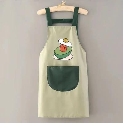Маслостойкий водонепроницаемый фартук с рисунком из мультфильма Фартук для протирания талии Фартуки без рукавов Бытовая кухонная утварь Кухонные принадлежности для приготовления пищи