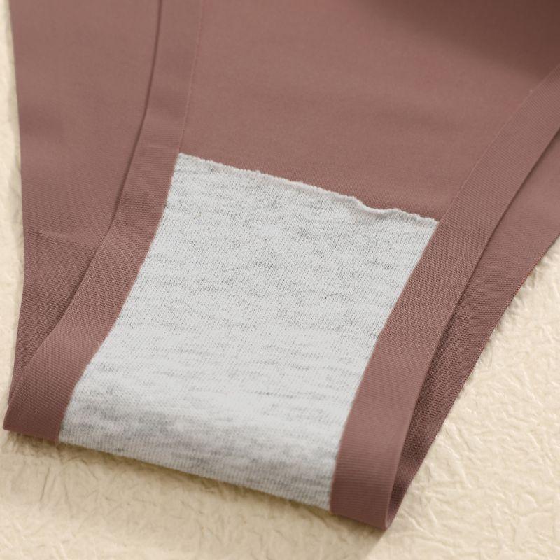 FINETOO Женские бесшовные трусики, нижнее белье без следов для женщин, сексуальное удобное нижнее белье, однотонные трусы