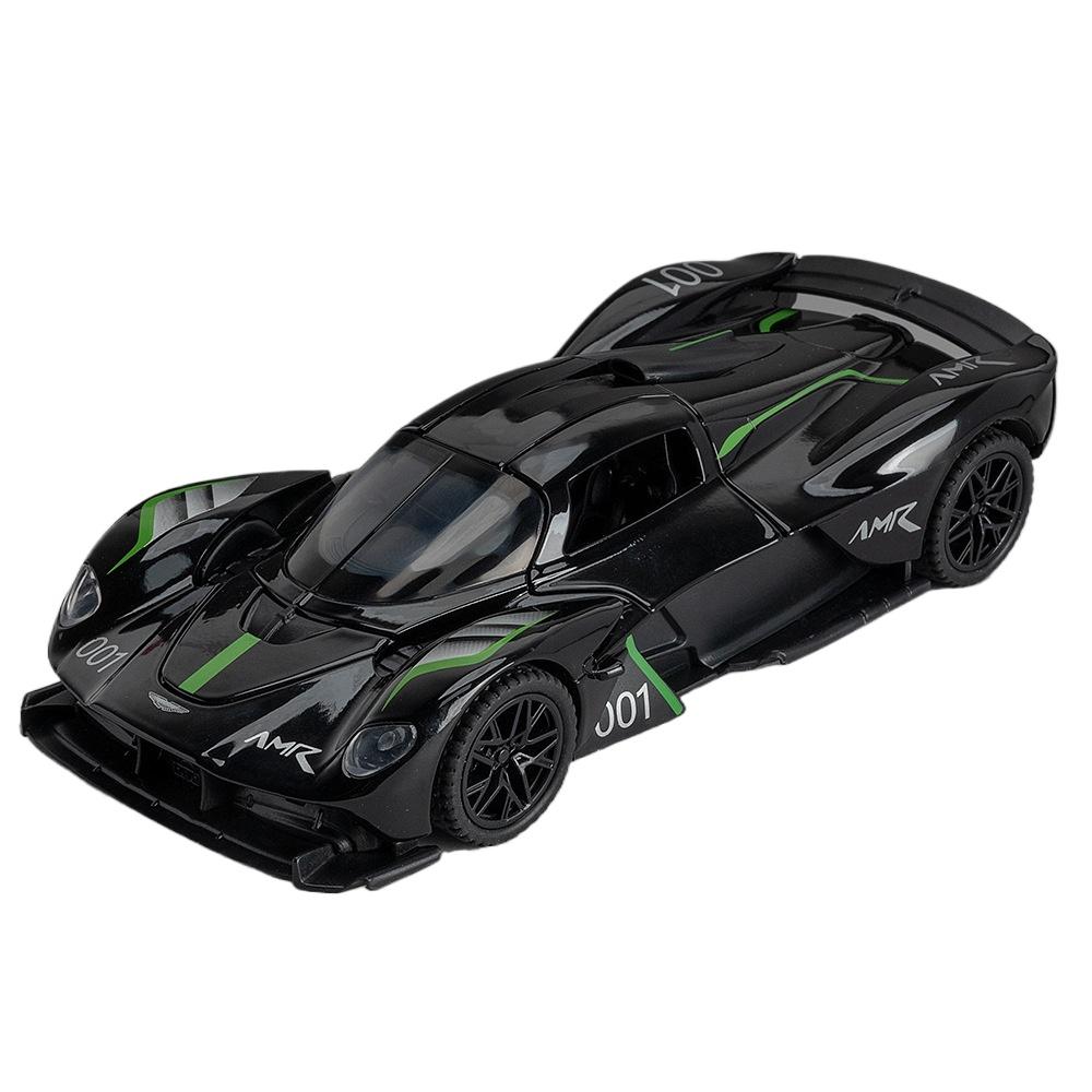 1/32 Scale Martin Valkyrie AMR Pro AM-RB 001 Alloy Scale Car Model Diecast Metal Miniature Car Sound and Light Children Toy Car Vehicles Gifts