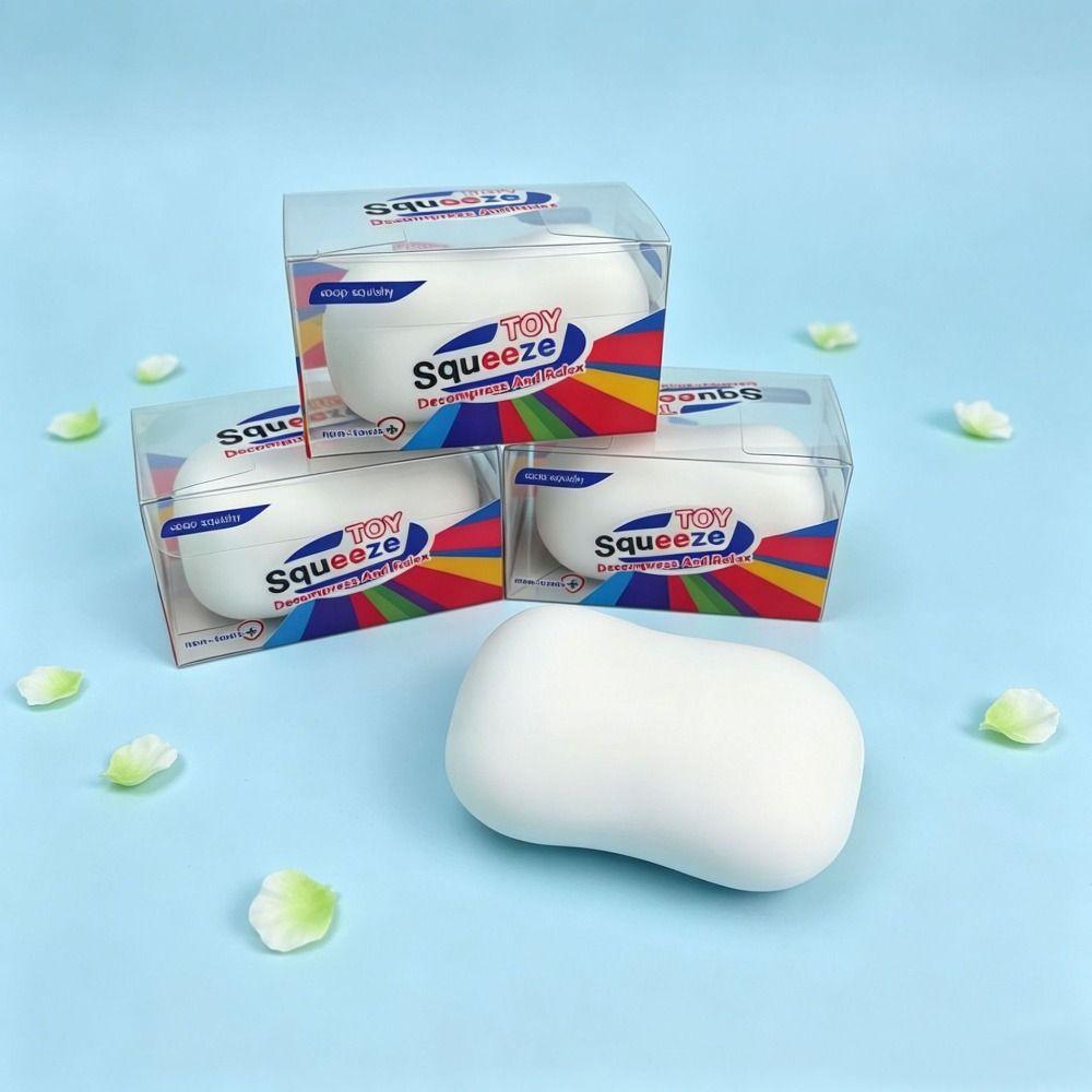 Filled Soft Soap Ball Squishy Handmade Crunchy Fidget Toy Building Block Squishy Children Gifts